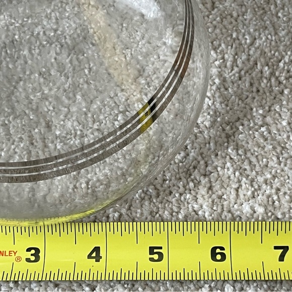 Vintage Inland Glass Carafe and Warmer Set-Silver-Mid Century Modern-Vtg-MCM-EUC - Picture 13 of 15